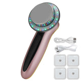 LED Light Facial Massager Mode Adjustable Body Shaping Rechargeable Ultrasonic Beauty Device Fat Burning Vibration Skin