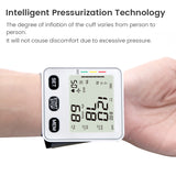 Medical Digital Blood Pressure Electric Wrist Blood Pressure Monitor Automatic Tonometer Pulse Heart Beat Rate Meter Device