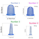 4/9pcs Set Vacuum Silicone Cupping Cup Anti Cellulite Cupping Massage Dehumidification Suction Cup Face Body Massage Pain Relief