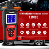 KW460 Car Tester Replacement for Mercedes-Benz OBD II +EOBD Scanner Diagnostic Instrument Detection Replacement for Repair Tools