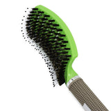 Hairdressing Comb Curved Boar Bristles Smooth Hair Curling Comb Styling Comb Straight Hair Massage Comb