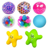 New Funny Stress Balls Squeezing Fun Ball Toys Squeeze Squishy Balls Toys Hand Press Decompression Toy For Kids And Adults Gift