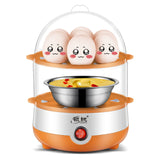Cooking Tools Kitchen Utensil Breakfast Multi-functional Three-layer Eggs Steamer 14 Eggs Capacity Corn Milk Steamed 220V ZD01