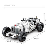 Technical Series Mechanical Beetles Car Model Building Blocks City Vintage Classic Vehicle MOC Bricks Educa Toys Boys Adult Gift
