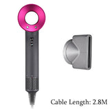5Pcs Leafless Hair Dryer 220V Negative Ion Professinal Quick Dry Home Powerful Constant Flyaway Attachment Electric Hair Dryer