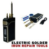 Rechargeable Electric Soldering Iron Wireless Mobile Portable Internal Heating 200W Soldering Station PIO+T-PRO/XPRO Random