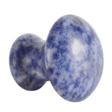 Natural Gouache Scraper Blue White Dot Jade Mushroom Facial Massager Gua Sha Stone Body Slimming Eye Massage Anti-Wrinkle Beauty