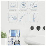 Water  Flosser ,Oral Irrigator with 800ML Detachable Water Tank Water  Pick for Braces Care,Teeth Cleaner EU Plug