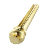 Metal Acoustic Guitar Bridge Pins 12Pcs Brass Guitar Strings Fixed Cone String Pins String Nails