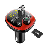 Car Mp3 Player Bluetooth 5.0 Radio Fm Transmitter Handsfree Car Kit Dual USB Charger TF U Disk Music Player Car Accessories