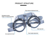 Top Quality Optical Optometry Opthalmic Adjustable Trial Frame Optical Trial Lens Frame PD 54-70mm Pure Titanium Optical
