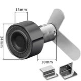 Zinc Alloy Smart Fingerprint Lock Drawer Lock Wardrobe Cabinet Lock Electronic lock Office 20 Fingerprints USB Charging