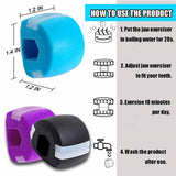 Jaw Training Device Fitness Ball Facial Muscle Chewing Device Face And Neck Food-grade Silicone Shaping Exerciser