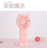USB Mini Fold Fan Electric Portable Hold Small Air Cooler Originality Charging Household Electrical Appliances Desktop