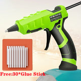 Cordless Hot Glue Gun for Makita 18V Battery Glue Stick Set for Arts DIY Electric Hot Melt Glue Gun Repair Tool with 30pcs 7mm
