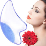 Gua Sha Massage Stone Gua Sha Scraper Board Luminous Crystal With Silicone Facial Cleansing Brush For Facial Tightening Care