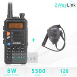 BaoFeng UV-5R Walkie Talkie UV 5R Upgrade Version CB Radio hf Transceiver 8W 10km Dual Band UHF VHF Walkie-Talkies UV 82 UV 9R