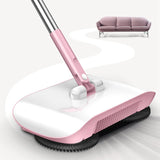 2 in 1 Hand Push Vacuum Cleaner Set Home Sweeper Broom Dustpan Handheld Dust Collector Carpet Floor Cleaners