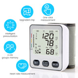 Electric Wrist Blood Pressure Monitor Medical Digital Blood Pressure Automatic Tonometer Pulse Heart Beat Rate Meter Device