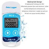 10 Pieces/Lot RC-5 USB Temperature Data Logger High-precision Datalogger Recorder 32000 Reading Point Temperature Recorder