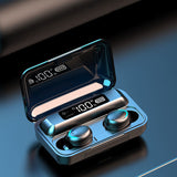 F9-5C/F9 Bluetooth Earphones Headphones Tws4 Wireless Gaming Headset With Microphone M10 Digital Display Charging Earphone Pod
