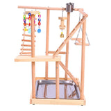 Bird Perches Nest Play Stand Gym Parrot Playpen Playstand Swing Bridge Wood Climb Ladders Wooden Conures Parakeet Macaw African