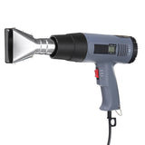 220V 1800W Electric Digital LED Heat Guns Hot Air Heating Tool Shrink Wrapping Thermal Power Tool with 4 Nozzles