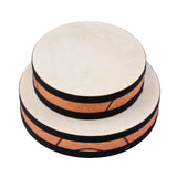 8/10 Inch Ocean Drum Wooden Handheld Sea Wave Drum Percussion Instrument Gentle Sea Sound Musical Toy Gift for Kids