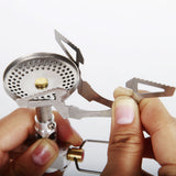 Outdoor Anti-scald Portable Gas Stoves Mini Camping Foldable Cooking Stove Travel Picnic Survival For BBQ Gas Furnace Combustor