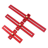 Woodworking Square Aluminum Alloy Crossed Ruler T type Scriber Measuring Tools 67JE