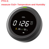 PTH-4 Air Quality Tester CO2 Detector Alarm PTH-5 Gas Analyzer Air Quality Monitor USB High Accuracy Temperature Humidity Meter