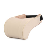 Car Neck Pillows Pu Leather head support protector black/red universal headrest backrest cushion easy install and clean