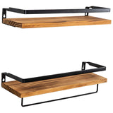 Antique Floating Wall Shelves Floating Wall Shelves Wooden Floating Shelves-Kitchen, Bathroom and Bedroom Decorative Storage-Set