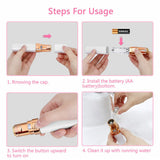 Electric Hair Shaving Device Perfect Hair Removal Lipstick Shape Female Facial Epilator Painless Safety Female Body Facial Tools