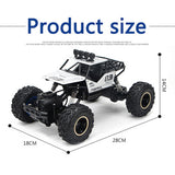 1:16 4Wd RC Car Dual-strong Magnetic Motor High Horsepower Off-road Car Truck Rubber Wheel Racing Car Vehicle Model Children Toy