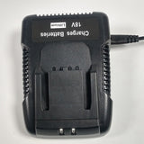 18V Battery Charger R86092 Replacement for Ridgid 18V Batteries R840087, R840083, R840085, R840086 and More EU Plug
