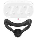 Full Body Silicone Protective Cover Shell Case+Face Mask For Oculus Quest 2 VR Headset Head Cover Skin Anti-Scratches Accessorie