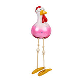 Chicken Ornament Home Resin Statue Cute Cartoon Crafts Funny Fairy Easter Art Garden Gift Landscape Animal Yard Decor