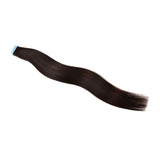PU Hair Wig Piece Real Hair Wig Female Straight Hair Seamless Invisible Refill Tape In Extension