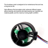 350W 12V-24V Propeller Blades Underwater Thruster Brushless Motor 3-Blades Propeller For RC Model Ship Boat Parts