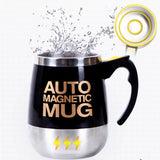 304 Stainless Steel Coffee Magnetic Self Stirring Automatic Mug Milk Mixing cup Blender Smart Shaker Coffee Thermal Cup