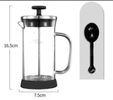 French Presses Pot Coffee Maker Filter Coffee Pot Household Moka Coffee Machine Coffee Pot Percolator Tool 350ml