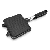 HAEGER-Grilled Sandwich Panini Maker,Toast Bread Breakfast Machine,Hot Sandwich Pan,Nonstick Aluminum Removable Flip Frying Pan