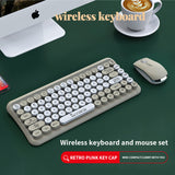 Portable USB 2.4G Wireless Keyboard And Mouse For Macbook PC Game Computer Laptop Retro Mini Gaming Keyboard Mice Kit Gamer