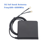 Factory price 5G+5G 2x2 MIMO High gain 12dBi 600~6000Mhz indoor omni 5G Antenna with 2 cables for communication