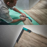 Adjustable Angle Ruler with Lock Measuring Tools Angle Finder Wider Profile Contour Woodworking Tiling Laminate Tools