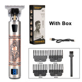 Men's Trimmer Barber Hair Clipper Hair Cutting Machine Beard Trimmer Shaving Machine Wireless Electric Razor Men Shaver