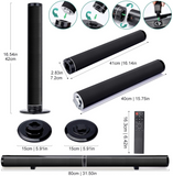 Home TV Wireless Soundbar Detachable Bluetooth 5.0 Speaker HiFi 3D Stereo Passive Powerful Subwoofer Support AUX Optical RCA USB
