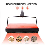 Cleanhome Carpet Floor Sweeper Cleaner for Home Office Carpets Rugs Undercoat Carpets Dust Scraps Paper Cleaning with Brush