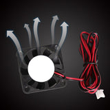 4010 12V/24V Cooling Fan Brushless 3D Printer Parts Durable 40mm Practical for Extruder Heatsink Oil Bearing DC Industrial Fan
